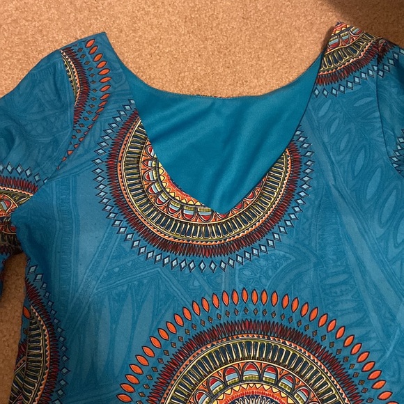 Pink Owl Boho 3/4 Sleeve with Deep V Back Size Small - Picture 4 of 6